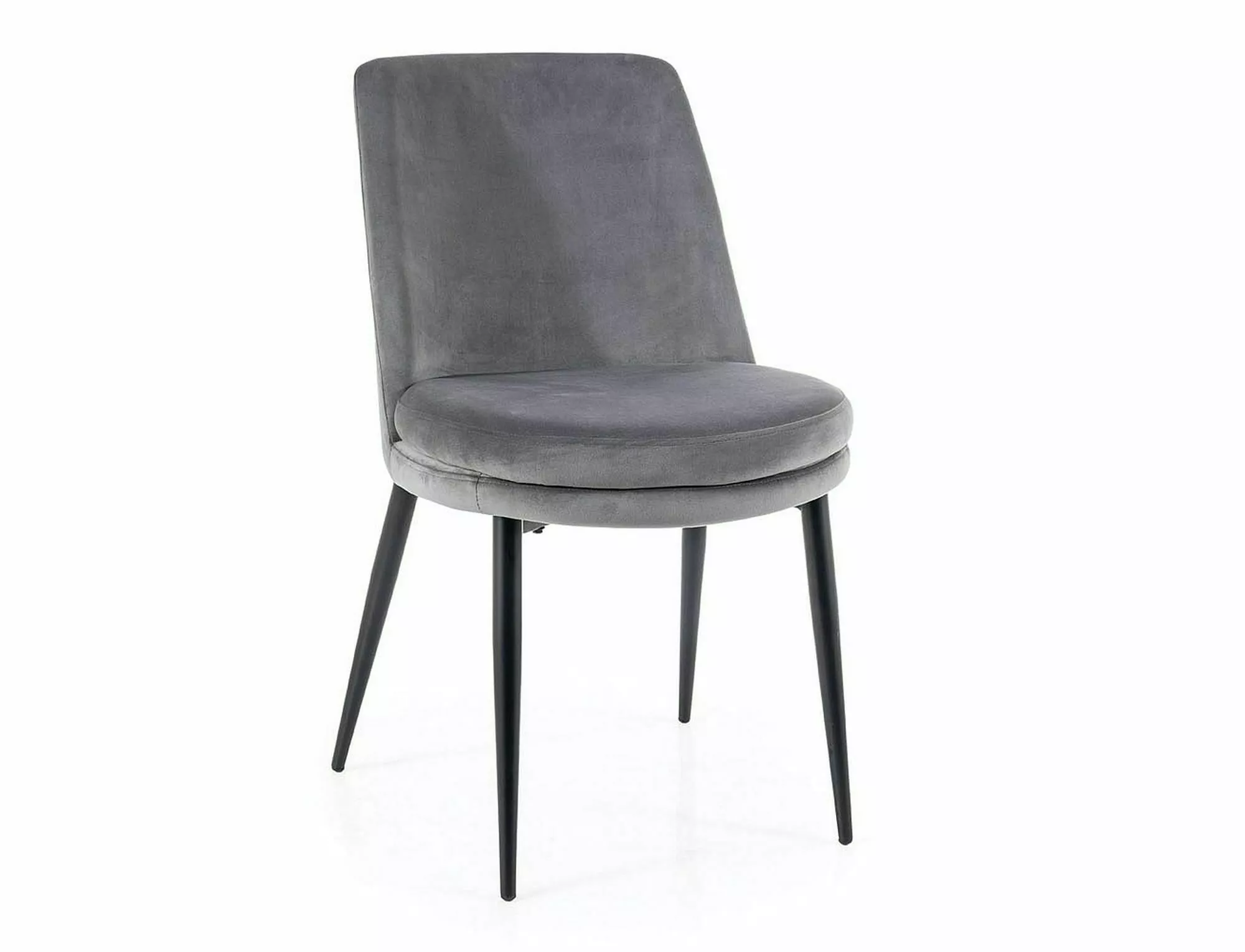 Sedia ristorante bistrot hotel Artus in tessuto di velluto grigio con bracciolo 